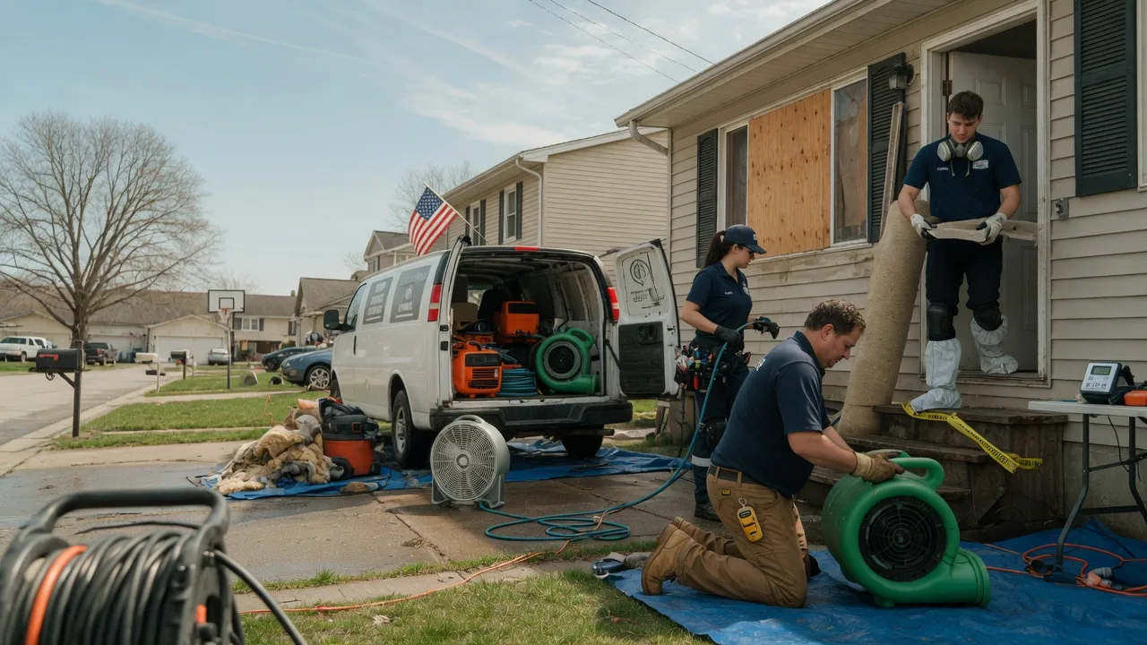 Water Damage Restoration in Bradford, IA near me
